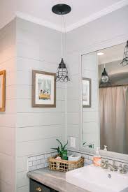 Before After Shiplap Bathroom