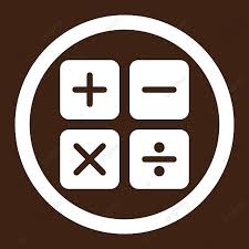 Calculator Icon Glyph Selected Science