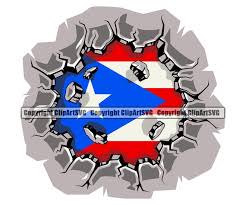 Puerto Rico Rican Ed Wall Flag