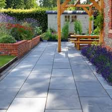 Grey Limestone Paving Slabs 900x600