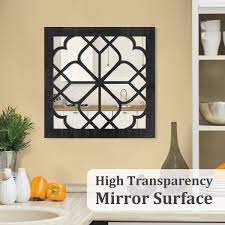 2pcs Square Wall Mirror Decor