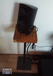 Diy Speaker Stand Makeover With Wood