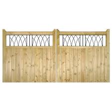 Staffordshire Wooden Estate Gates 6ft