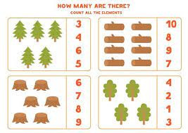 Counting Game With Trees And Logs