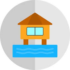 Lake House Vector Art Icons And