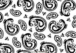 White Paisley Background 94752 Vector