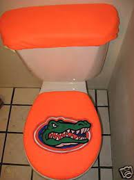 Florida Gators Patch Orange Toilet Seat