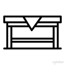 Home Table Icon Outline Home Table