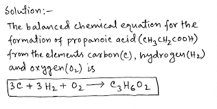 Write A Balanced Chemical Equation That