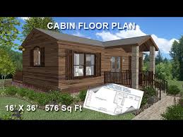 16 X 36 Cabin Floor Plan 576 Sq Ft