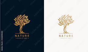 Vector Hand Drawn Tree Logo Icon