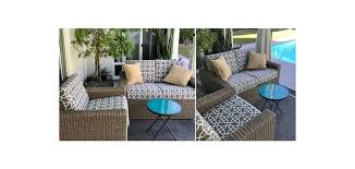 Chair Cushions Enhance Backyard Oasis