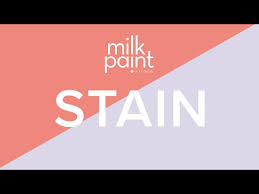 How To Create A Stain Using Milk Paint