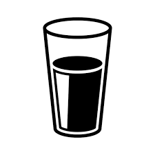Water In Glass Icon Vector On Trendy