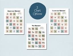 3 Alphabet Chart Abc Chart Uppercase