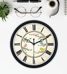 Buy Brown Wooden Glaboughs Wall Clock