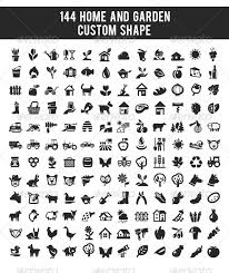 144 Home And Garden Custom Shape Icon