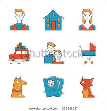 Abstract Icons Of Perspective Family