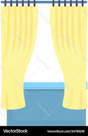 Shower Curtain Bath Icon Cartoon Style