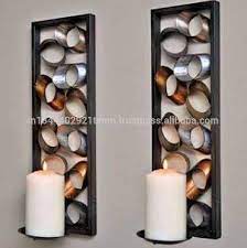 Metal Wall Candle Holder For Home