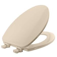 Church 585ec 346 Wood Elongated Toilet Seat In Biscuit