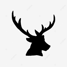 Deer Head Antler Silhouette Transpa