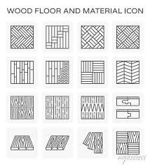 Wood Floor And Material Vector Icon Set