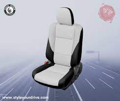 Hyundai Aura Seat Cover In Black And