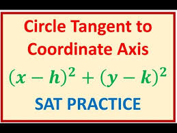 Circle Tangent To Coordinate Axis Sat