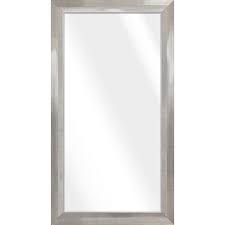 Ivory Beveled Glass Contemporary Mirror