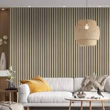 Wood Slat Acoustic Decorative 3d