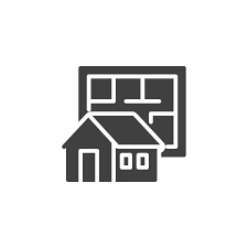 Home House Icon Vector Filled Flat Sign