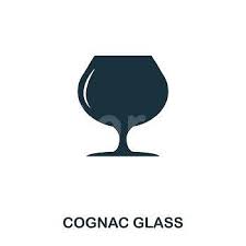 Cognac Glass Icon Line