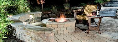 Paver Stone Patio Walls Outdoor