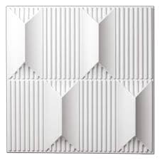 Art3dwallpanels White 19 7 In X 19 7 In Pvc 3d Wall Panel Interior Wall Decor 3d Textured Wall Panels Pack 12 Tile 32 Sq Ft Case