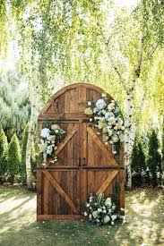 Outdoor Wedding Ceremony Arch Decorated