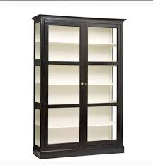 Buy Large Black Glass Display Cabinet