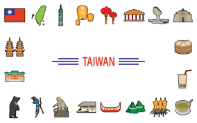 Flat Design Collection Of Taiwan Icon