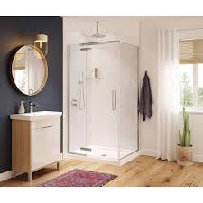 Frameless Rectangular Pivot Shower Door