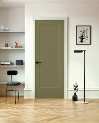 Frosted Glass Slab Doors Interior