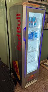 Near Mint Red Bull Energy Refrigerator