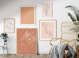 Botanical Wall Art Minimal Wall