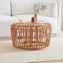 Open Box Naomi Rattan Coffee Table 28