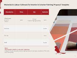 Interior And Exterior Painting Proposal