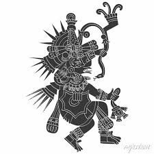 Vector Icon With Quetzalcoatl The Aztec