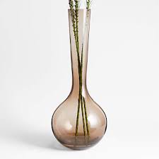 Dyon Brown Glass Floor Vase 24