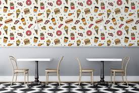 Buy Fast Food Removable Wallpaper Fast
