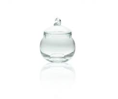 Decorative Storage Glass Jar With Lid