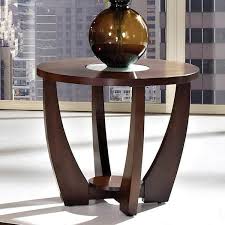 Rafael Merlot Cherry End Table With