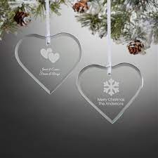 Your Icon Personalized Glass Heart Ornament